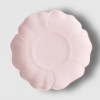 Prato Peónia Rosa 27cm
